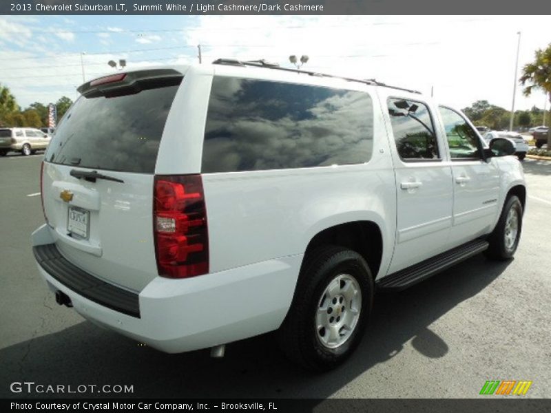 Summit White / Light Cashmere/Dark Cashmere 2013 Chevrolet Suburban LT