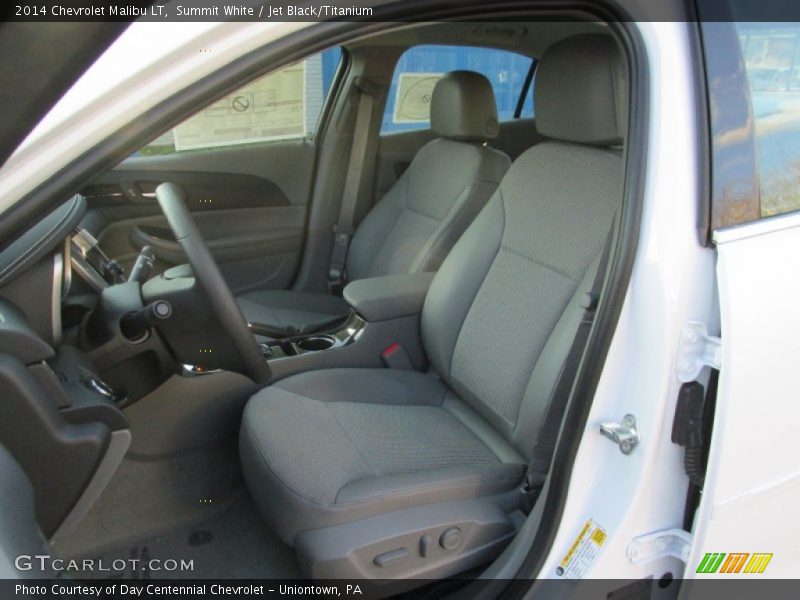 Summit White / Jet Black/Titanium 2014 Chevrolet Malibu LT