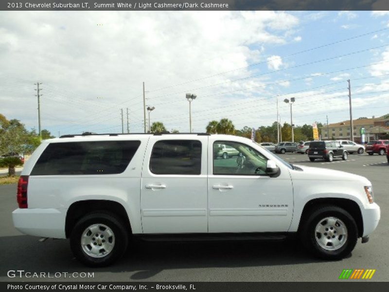Summit White / Light Cashmere/Dark Cashmere 2013 Chevrolet Suburban LT