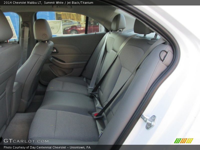 Summit White / Jet Black/Titanium 2014 Chevrolet Malibu LT