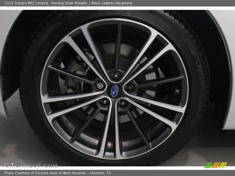 Sterling Silver Metallic / Black Leather/Alcantara 2013 Subaru BRZ Limited