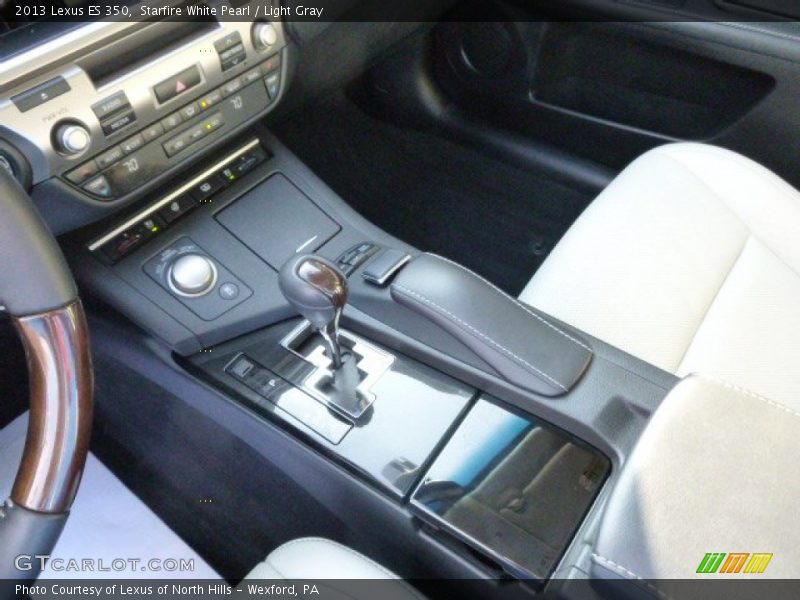Starfire White Pearl / Light Gray 2013 Lexus ES 350