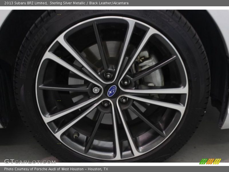 Sterling Silver Metallic / Black Leather/Alcantara 2013 Subaru BRZ Limited
