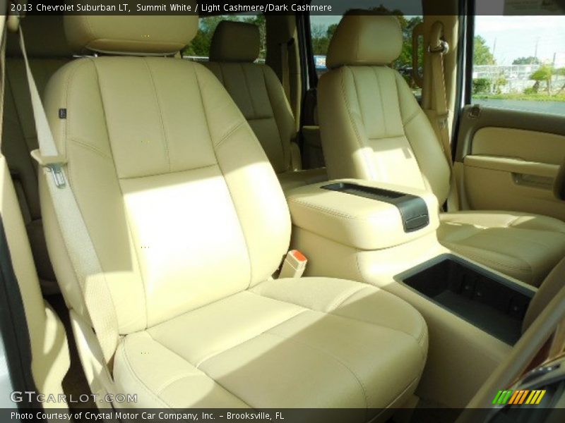 Summit White / Light Cashmere/Dark Cashmere 2013 Chevrolet Suburban LT