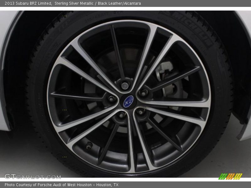 Sterling Silver Metallic / Black Leather/Alcantara 2013 Subaru BRZ Limited