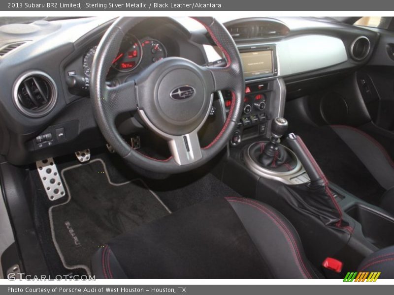 Sterling Silver Metallic / Black Leather/Alcantara 2013 Subaru BRZ Limited