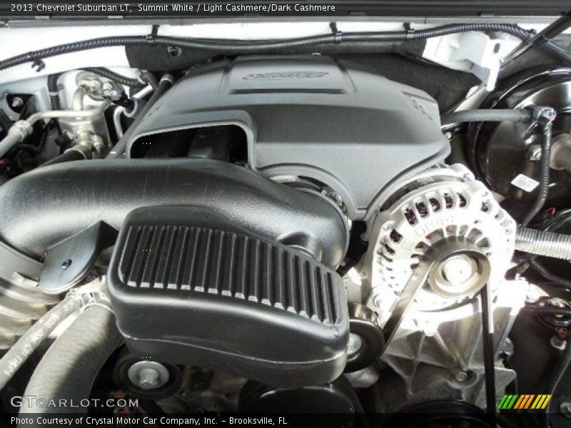 Summit White / Light Cashmere/Dark Cashmere 2013 Chevrolet Suburban LT