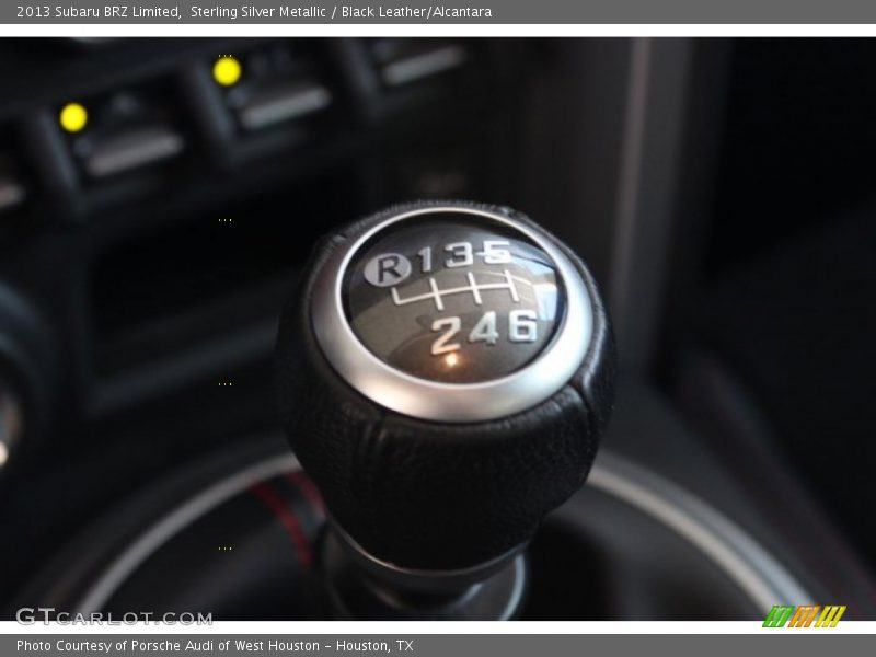 Sterling Silver Metallic / Black Leather/Alcantara 2013 Subaru BRZ Limited