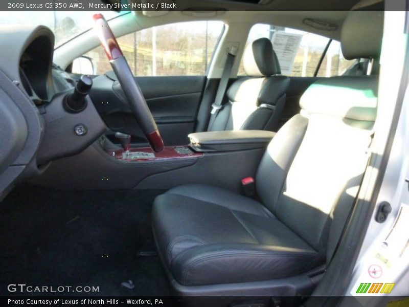 Mercury Silver Metallic / Black 2009 Lexus GS 350 AWD
