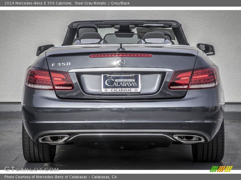 Steel Gray Metallic / Grey/Black 2014 Mercedes-Benz E 350 Cabriolet