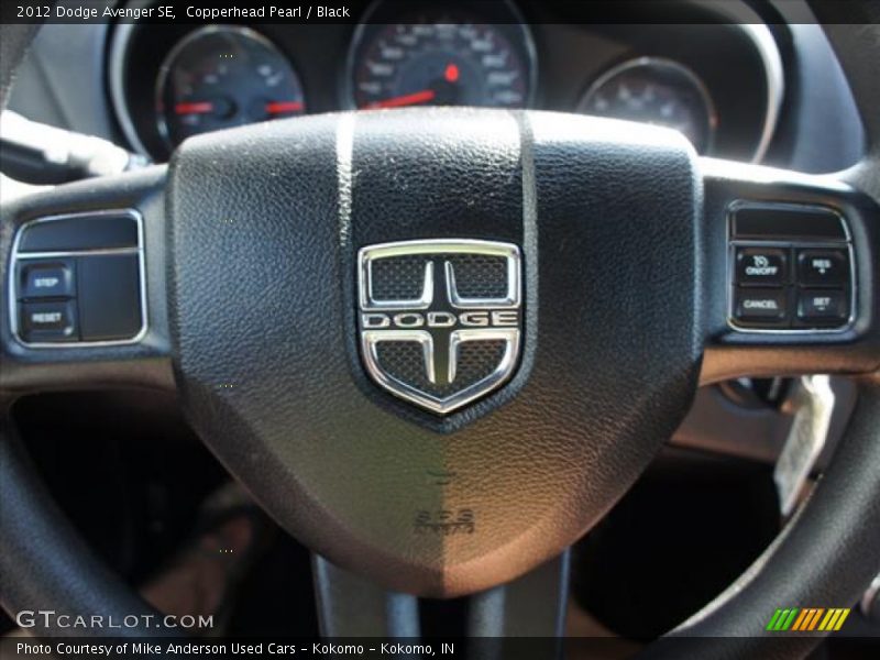 Copperhead Pearl / Black 2012 Dodge Avenger SE
