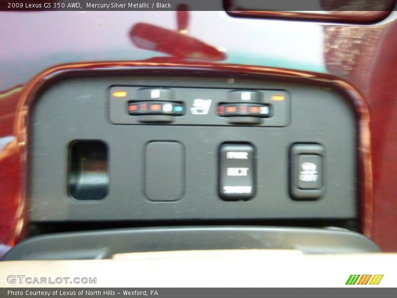 Mercury Silver Metallic / Black 2009 Lexus GS 350 AWD