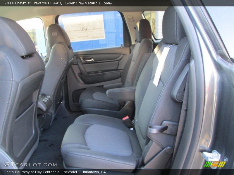 Cyber Grey Metallic / Ebony 2014 Chevrolet Traverse LT AWD