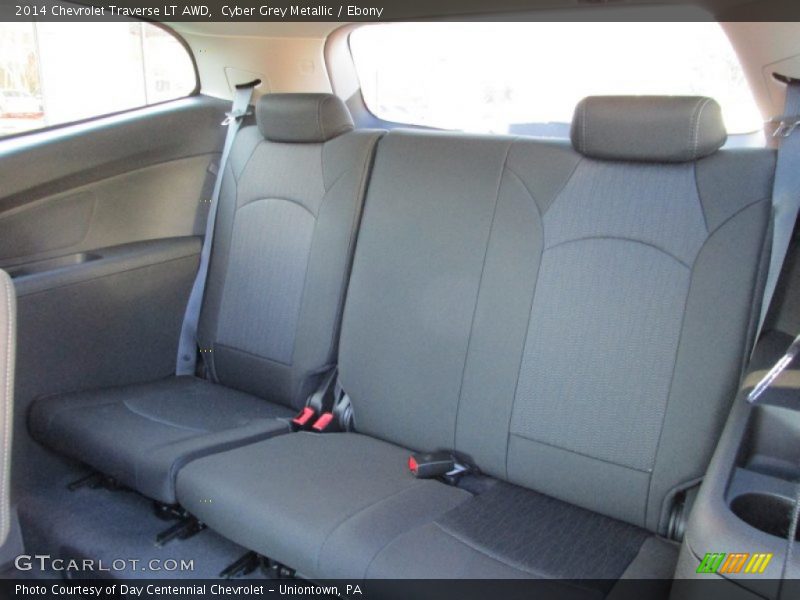 Cyber Grey Metallic / Ebony 2014 Chevrolet Traverse LT AWD