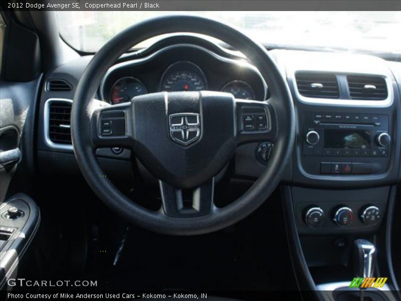 Copperhead Pearl / Black 2012 Dodge Avenger SE
