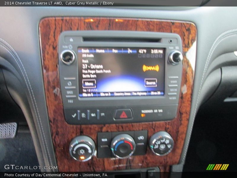 Cyber Grey Metallic / Ebony 2014 Chevrolet Traverse LT AWD
