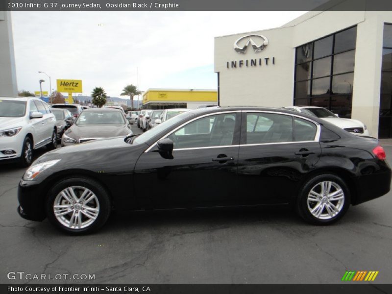 Obsidian Black / Graphite 2010 Infiniti G 37 Journey Sedan