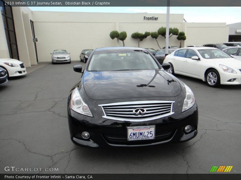 Obsidian Black / Graphite 2010 Infiniti G 37 Journey Sedan