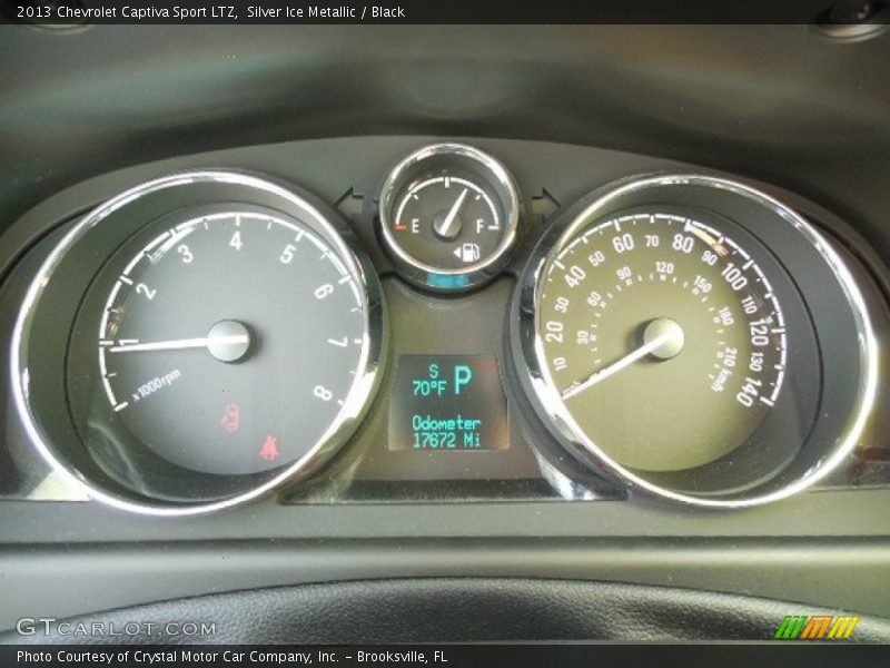Silver Ice Metallic / Black 2013 Chevrolet Captiva Sport LTZ