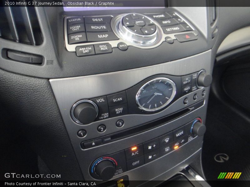 Obsidian Black / Graphite 2010 Infiniti G 37 Journey Sedan