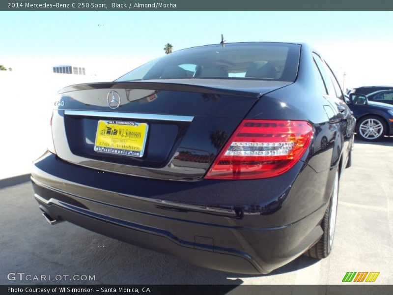 Black / Almond/Mocha 2014 Mercedes-Benz C 250 Sport