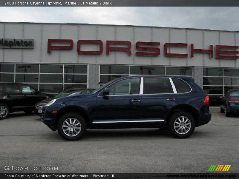 Marine Blue Metallic / Black 2008 Porsche Cayenne Tiptronic
