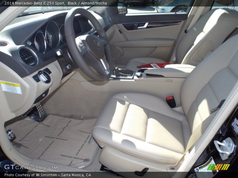 Black / Almond/Mocha 2014 Mercedes-Benz C 250 Sport
