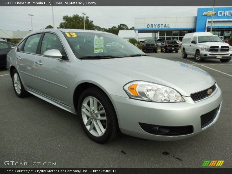 Silver Ice Metallic / Ebony 2013 Chevrolet Impala LTZ