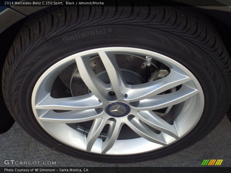 Black / Almond/Mocha 2014 Mercedes-Benz C 250 Sport