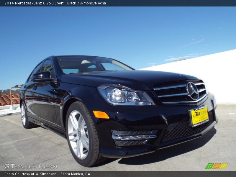 Black / Almond/Mocha 2014 Mercedes-Benz C 250 Sport