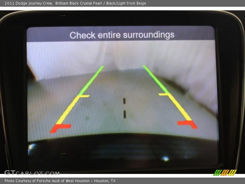 Brilliant Black Crystal Pearl / Black/Light Frost Beige 2011 Dodge Journey Crew