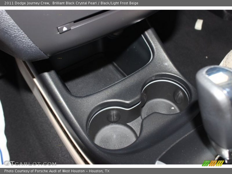 Brilliant Black Crystal Pearl / Black/Light Frost Beige 2011 Dodge Journey Crew