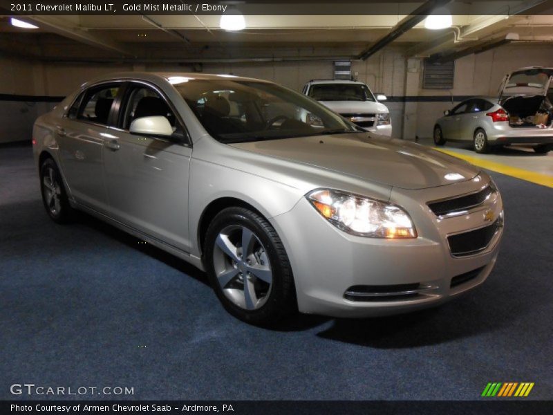 Gold Mist Metallic / Ebony 2011 Chevrolet Malibu LT