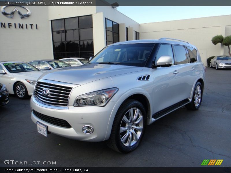 Liquid Platinum / Graphite 2012 Infiniti QX 56 4WD