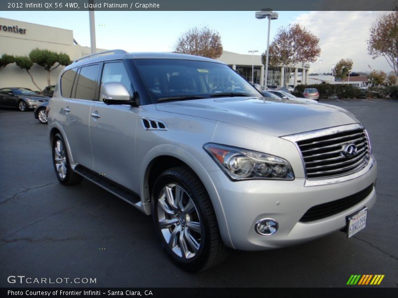 Liquid Platinum / Graphite 2012 Infiniti QX 56 4WD