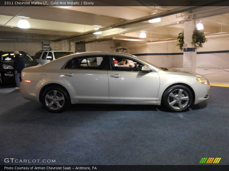 Gold Mist Metallic / Ebony 2011 Chevrolet Malibu LT