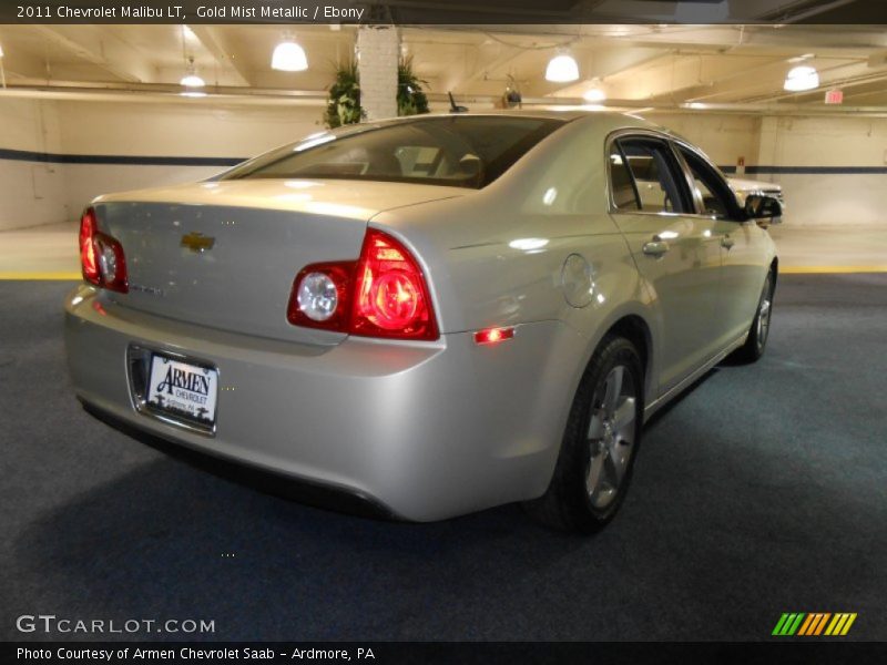 Gold Mist Metallic / Ebony 2011 Chevrolet Malibu LT