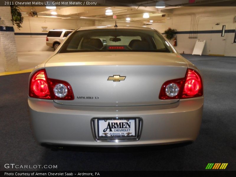 Gold Mist Metallic / Ebony 2011 Chevrolet Malibu LT