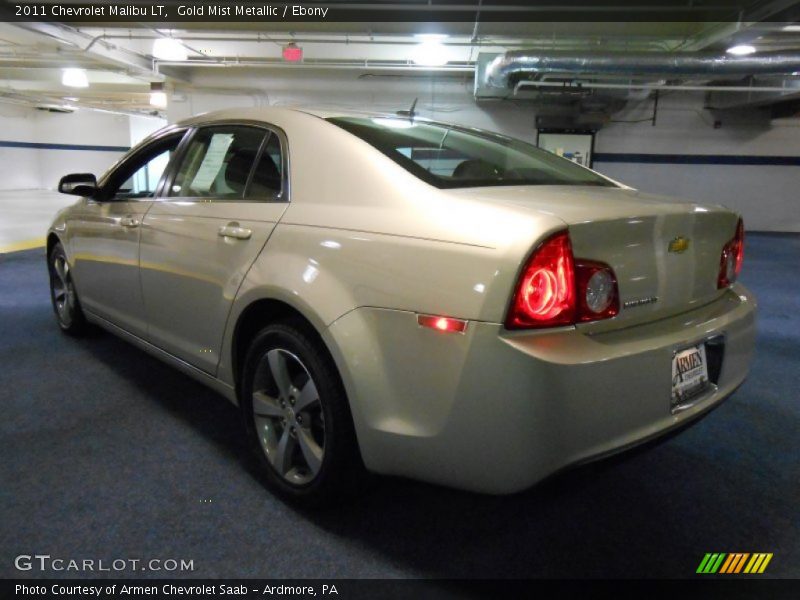 Gold Mist Metallic / Ebony 2011 Chevrolet Malibu LT