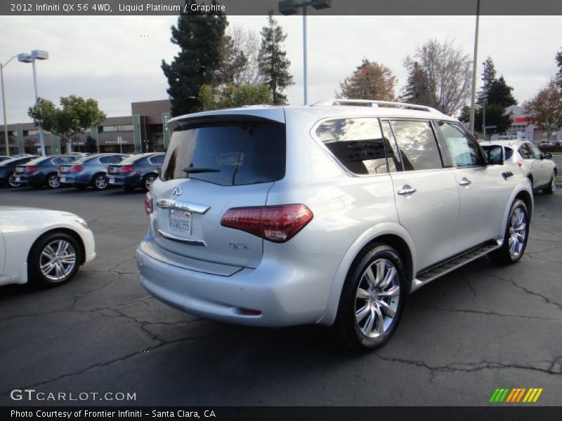 Liquid Platinum / Graphite 2012 Infiniti QX 56 4WD