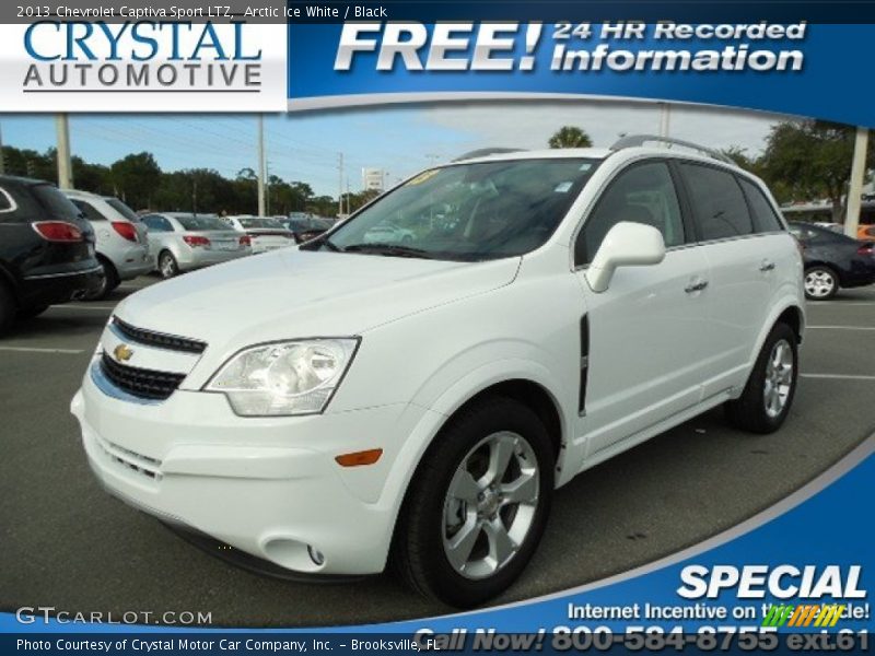 Arctic Ice White / Black 2013 Chevrolet Captiva Sport LTZ