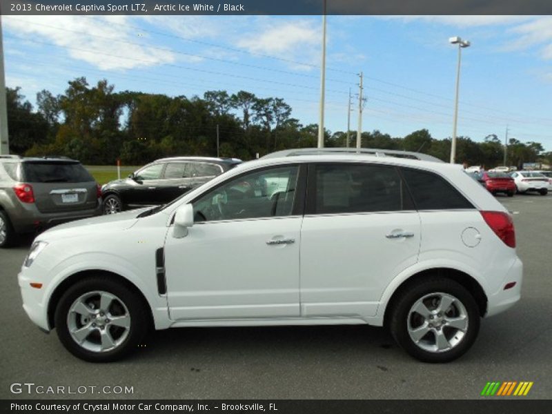 Arctic Ice White / Black 2013 Chevrolet Captiva Sport LTZ
