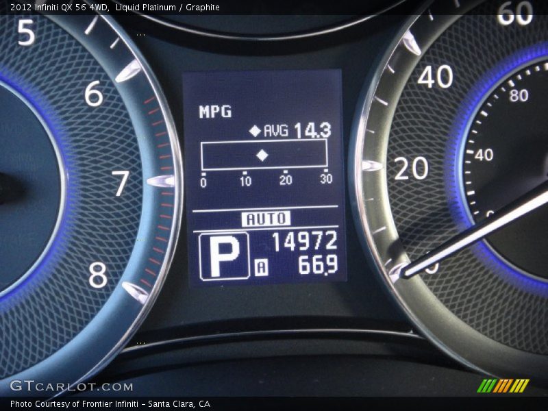 Liquid Platinum / Graphite 2012 Infiniti QX 56 4WD