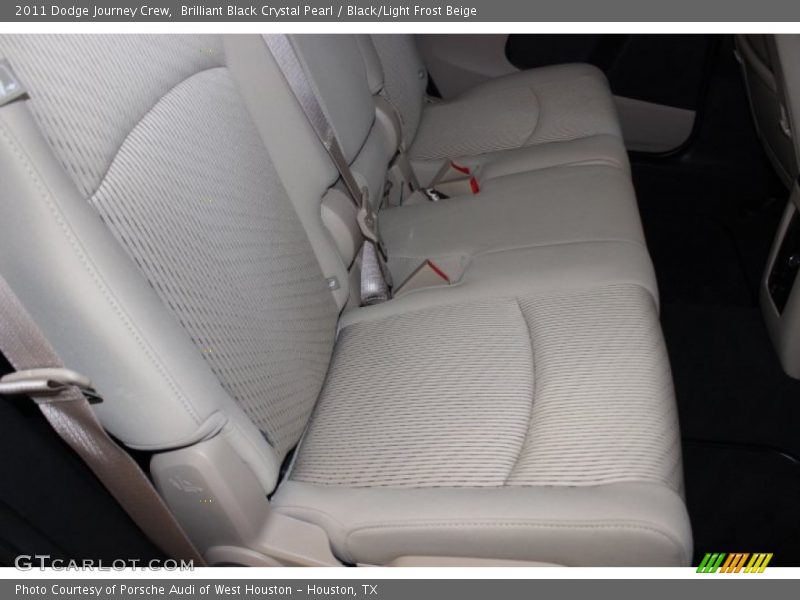 Brilliant Black Crystal Pearl / Black/Light Frost Beige 2011 Dodge Journey Crew