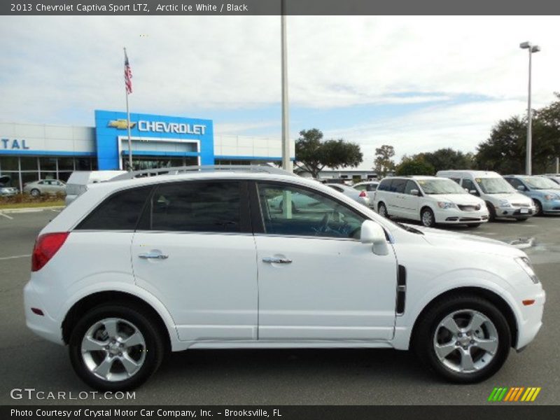 Arctic Ice White / Black 2013 Chevrolet Captiva Sport LTZ