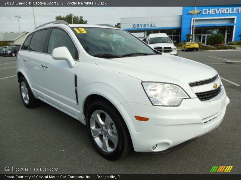 Arctic Ice White / Black 2013 Chevrolet Captiva Sport LTZ