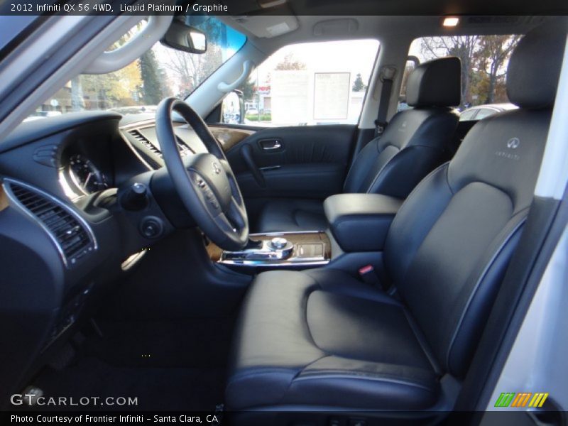 Liquid Platinum / Graphite 2012 Infiniti QX 56 4WD