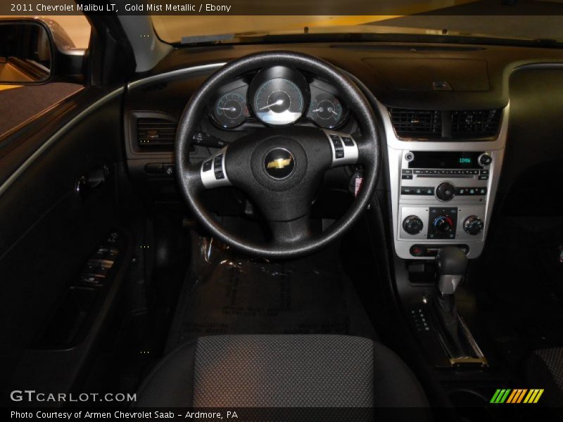 Gold Mist Metallic / Ebony 2011 Chevrolet Malibu LT
