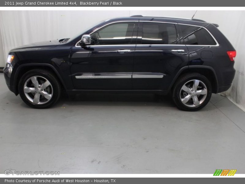 Blackberry Pearl / Black 2011 Jeep Grand Cherokee Limited 4x4