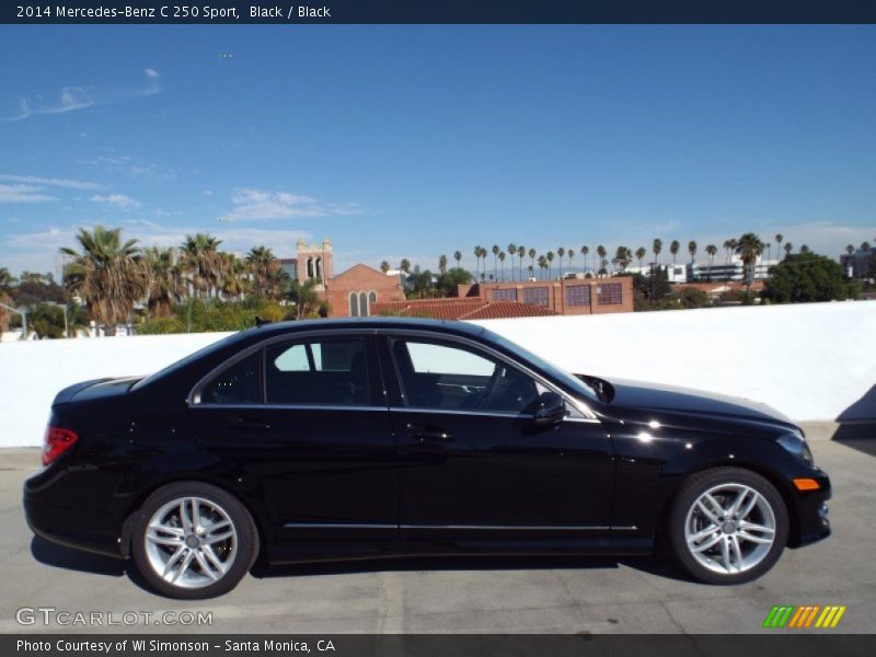 Black / Black 2014 Mercedes-Benz C 250 Sport